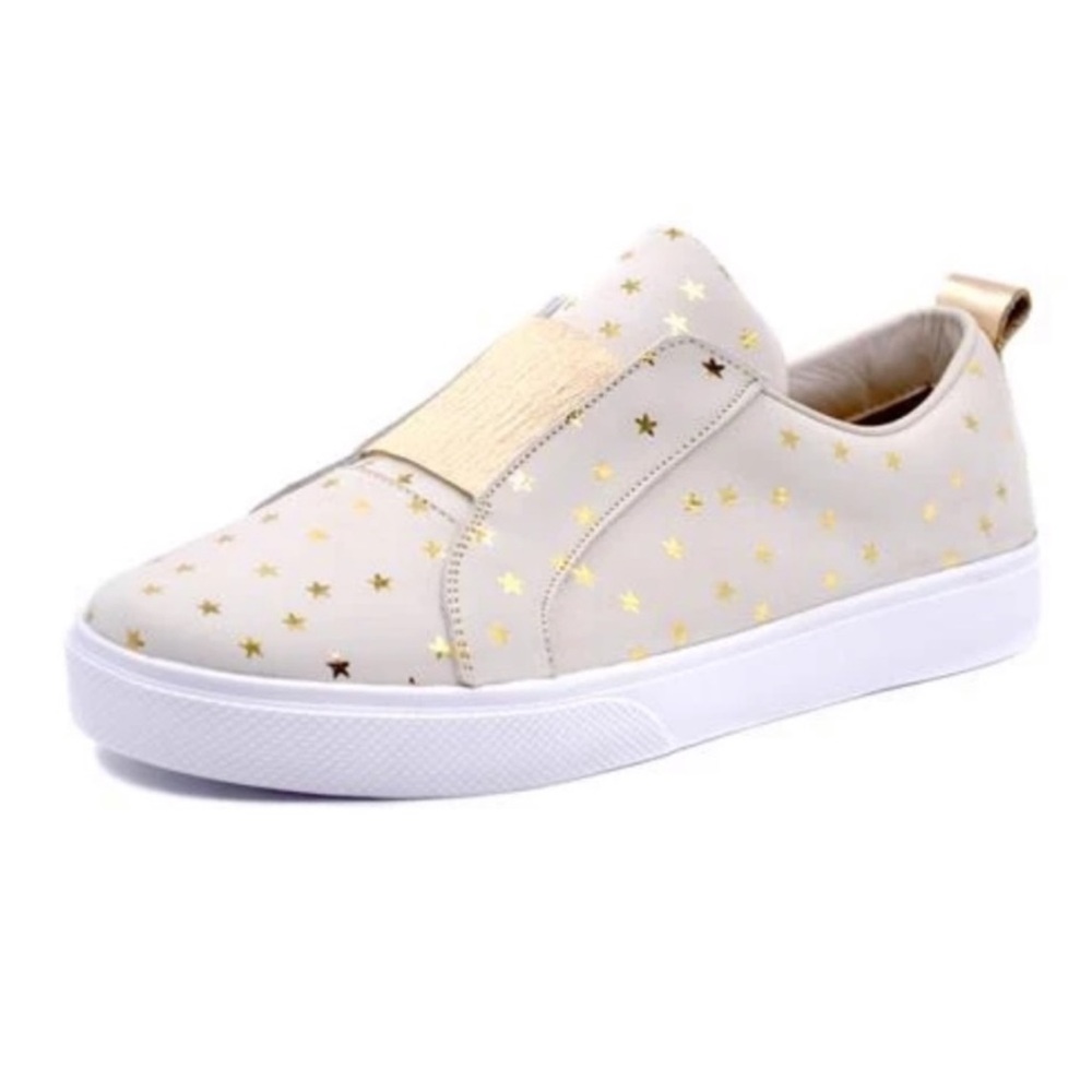 Gold Star Slip-On Sneakers